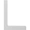Ekena Millwork Premium Barn Door Flat Track Stop, Rocket White GB6001SRW - alternate 4